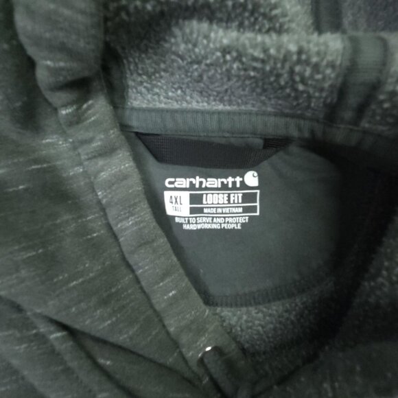 Carhartt Hoodie Sweatshirt Mens 4XL Tall Green Loose Fit Graphic Logo Midweight - Picture 3 of 8